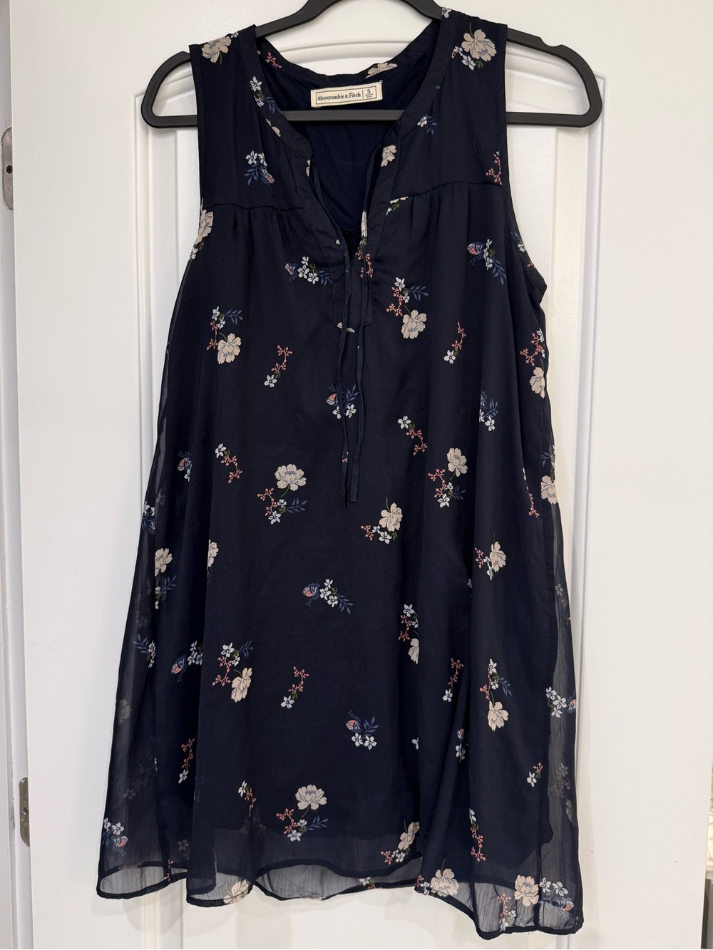 Abercrombie & Fitch Navy Floral Tunic dress